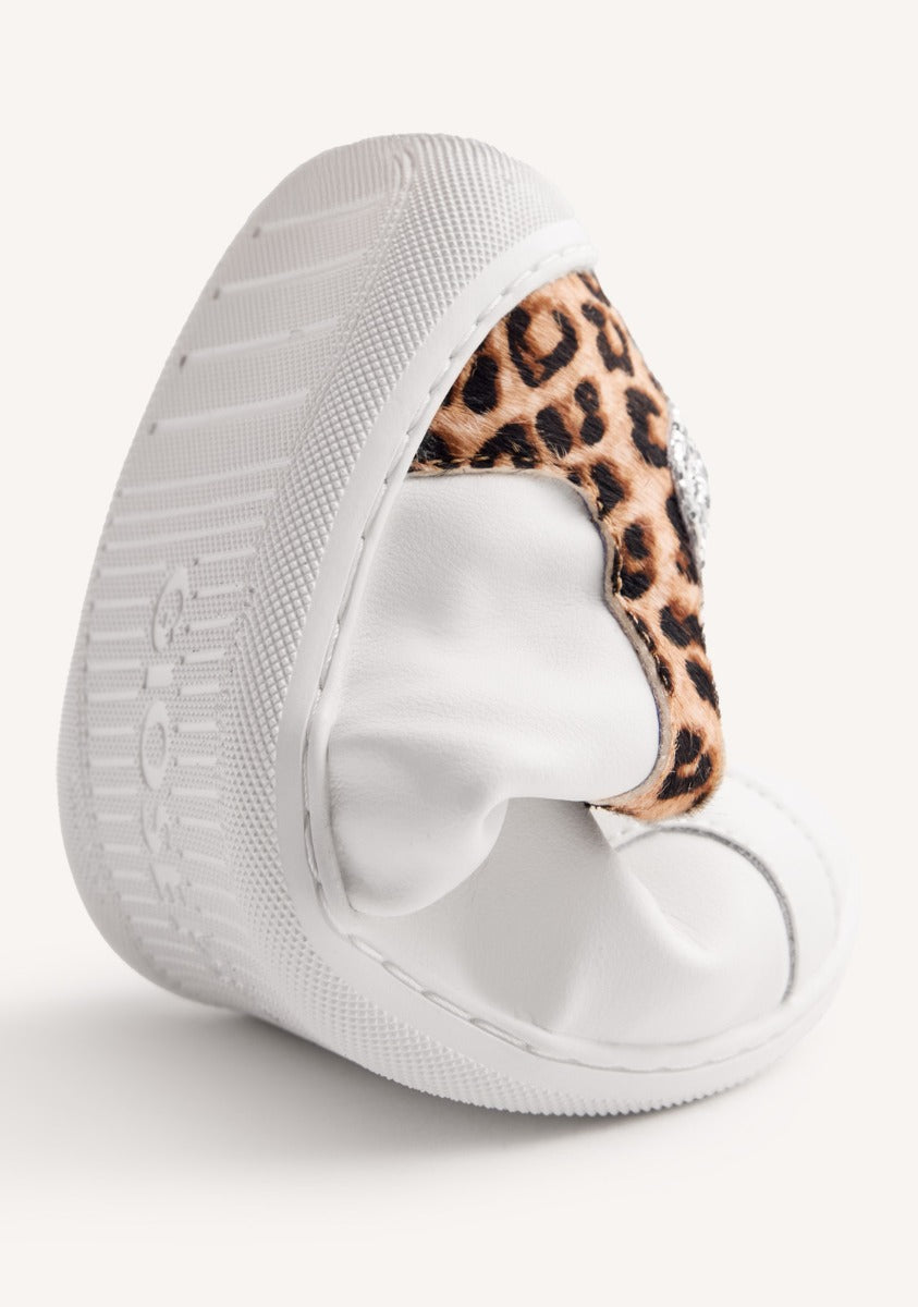 GIOSEPPO BAREFOOT - ANIMAL PRINT LEATHER SNEAKERS ANDEI