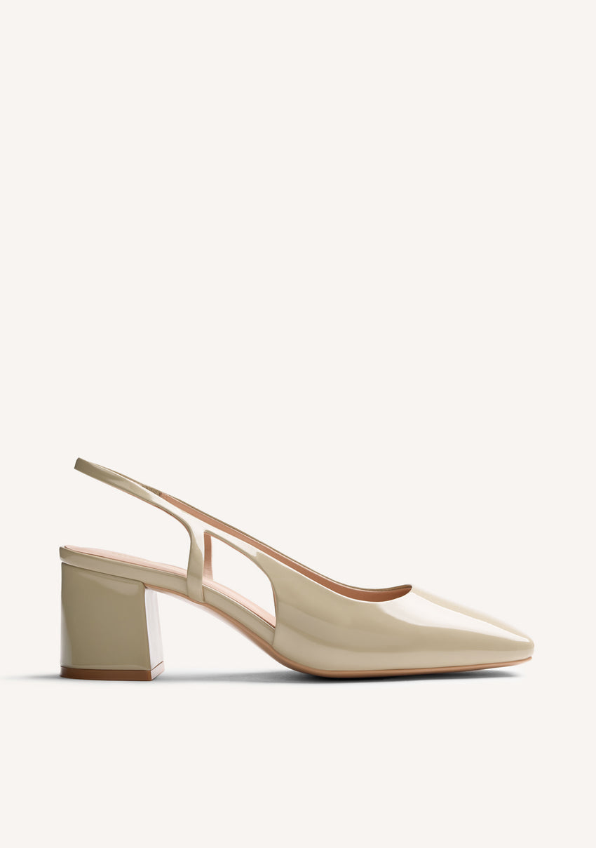 PATENT LEATHER EFFECT HEELED SHOES CABUYAO