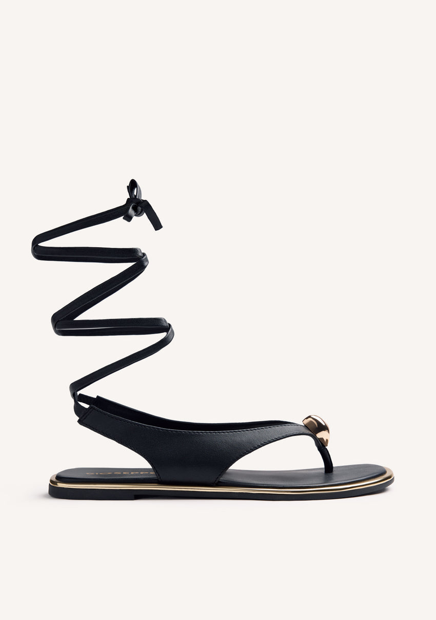 JEWEL LEATHER SANDALS WAMBA