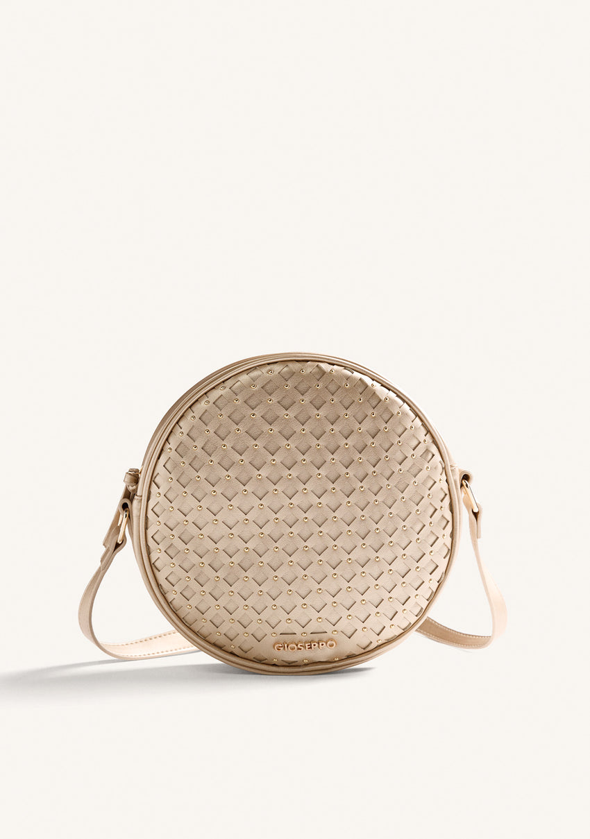 CUT-OUTS AND STUDDED CROSSBODY BAG WASCOTT