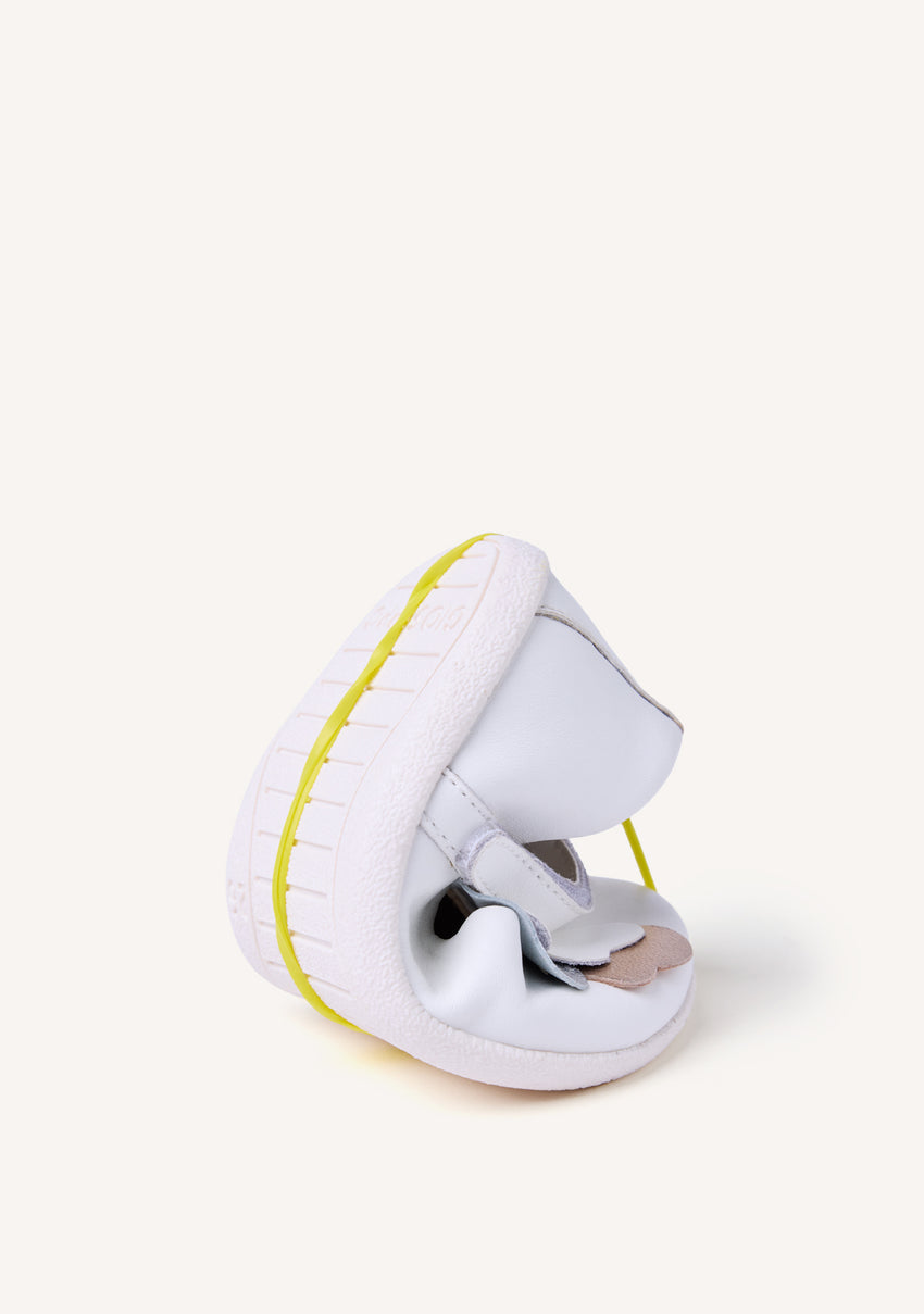 GIOSEPPO BAREFOOT - SHINY LEATHER BALLET FLATS WITH BUTTERFLY KILGORIS