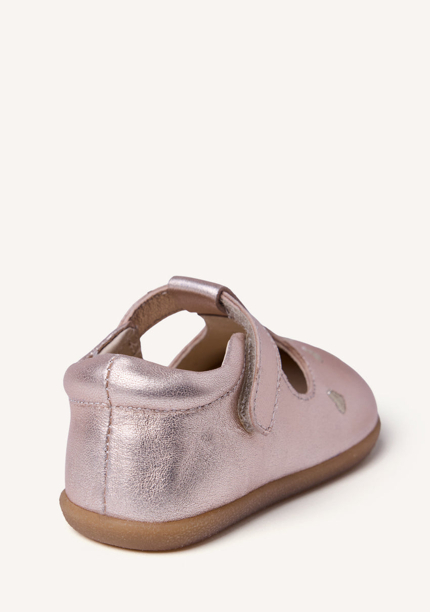 GIOSEPPO BAREFOOT - SHINY LEATHER BALLET FLATS LARAOS