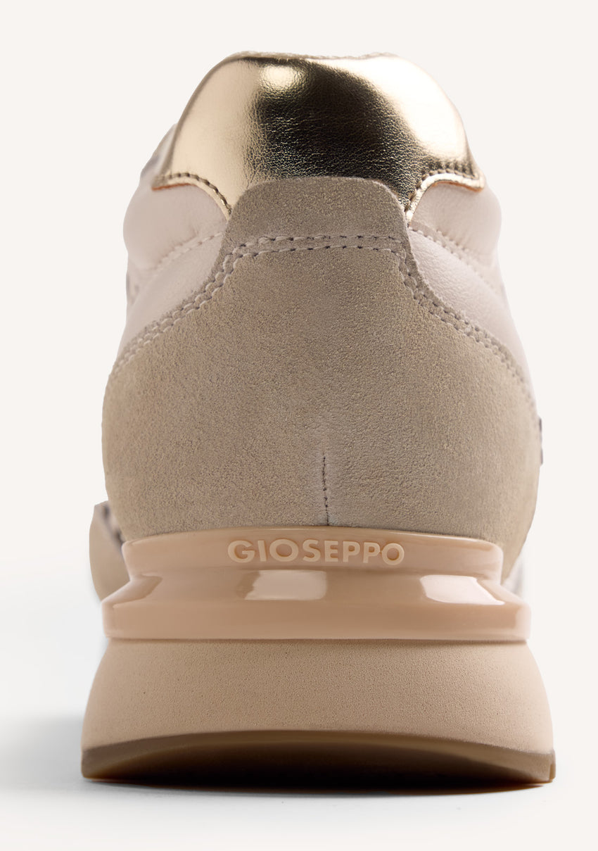 CUT-OUT LEATHER WEDGE SNEAKERS MURANGA