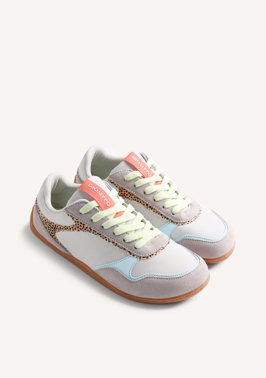GIOSEPPO BAREFOOT - ANIMAL PRINT LEATHER SNEAKERS LUANDA