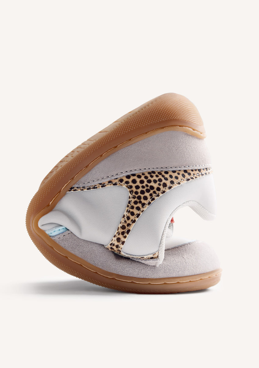 GIOSEPPO BAREFOOT - ANIMAL PRINT LEATHER SNEAKERS LUANDA