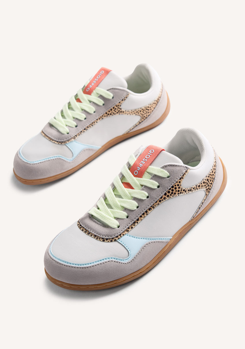 GIOSEPPO BAREFOOT - ANIMAL PRINT LEATHER SNEAKERS LUANDA