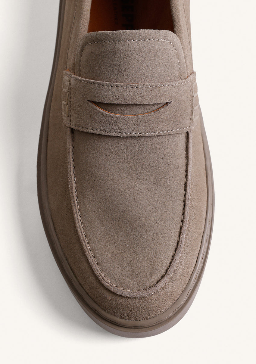 SUEDE LEATHER LOAFERS IMUS
