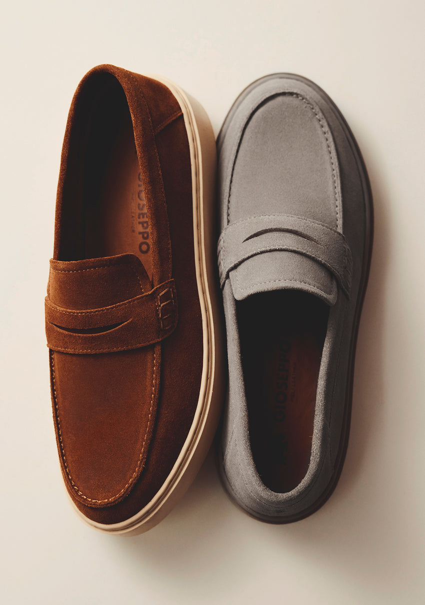 SUEDE LEATHER LOAFERS IMUS