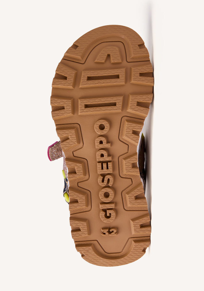ANIMAL PRINT SPORTY SANDALS YDRE