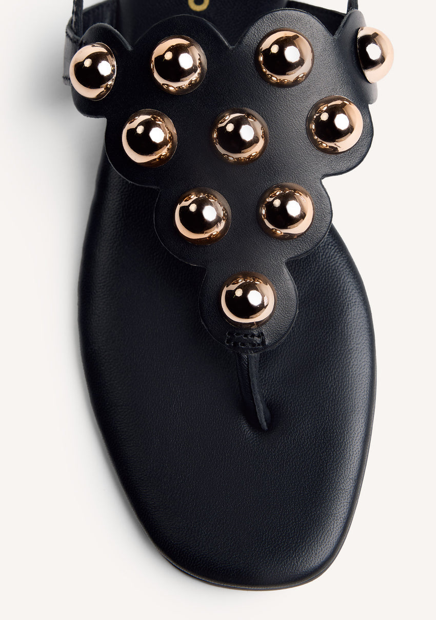 STUDDED LEATHER SANDALS KADUNA