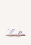 GIOSEPPO BAREFOOT - FLOWER LEATHER SANDALS LOITOK