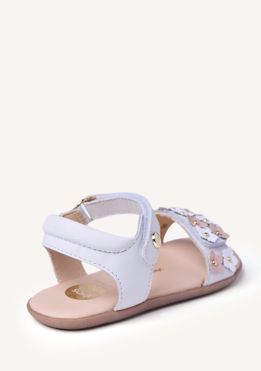 GIOSEPPO BAREFOOT - FLOWER LEATHER SANDALS LOITOK