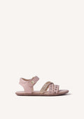 GIOSEPPO BAREFOOT - SHINY CUT-OUT LEATHER SANDALS MIKLEUS