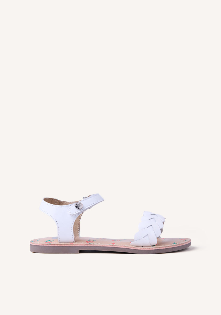 BRAIDED LEATHER SANDALS PASMAN