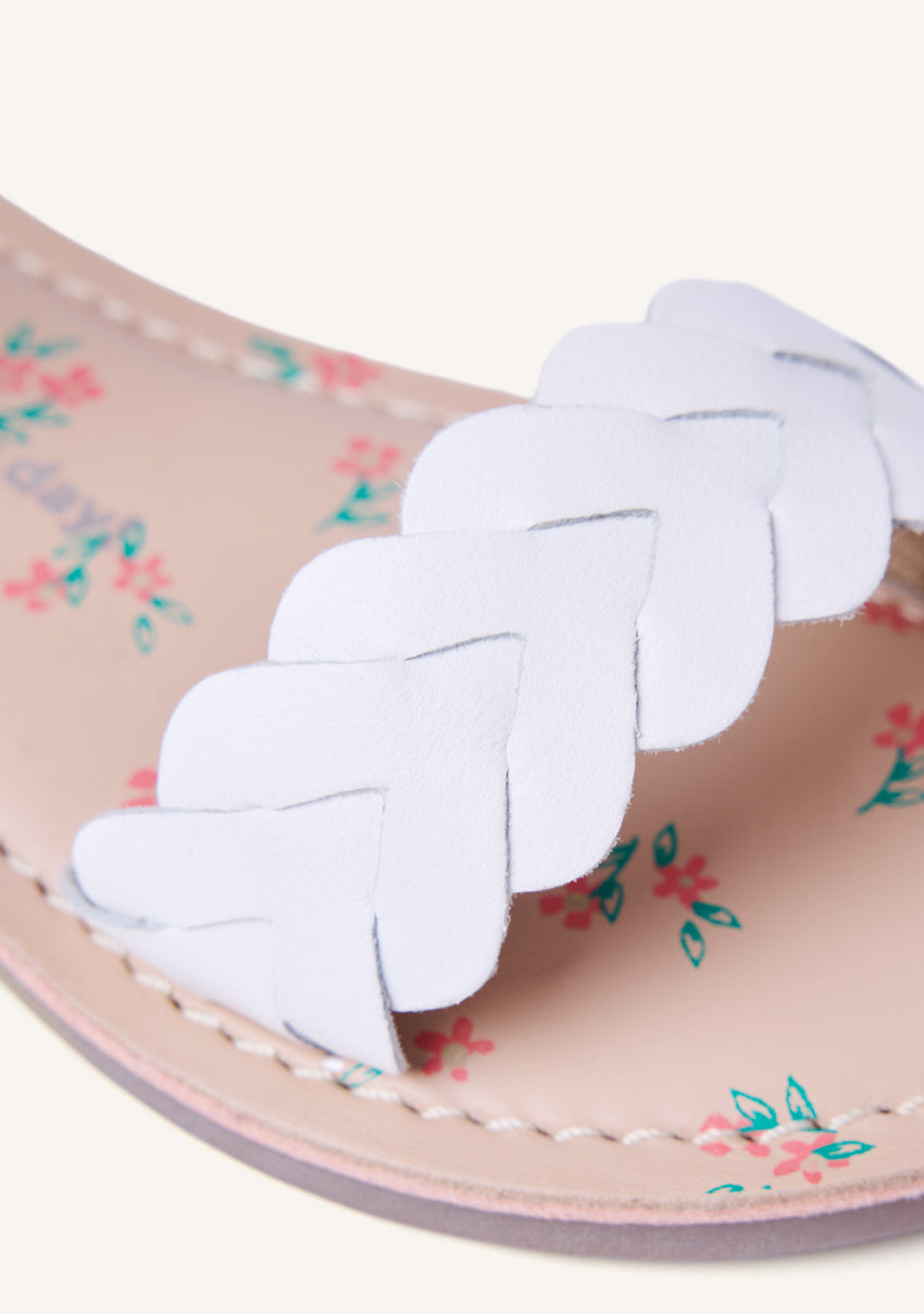 BRAIDED LEATHER SANDALS PASMAN