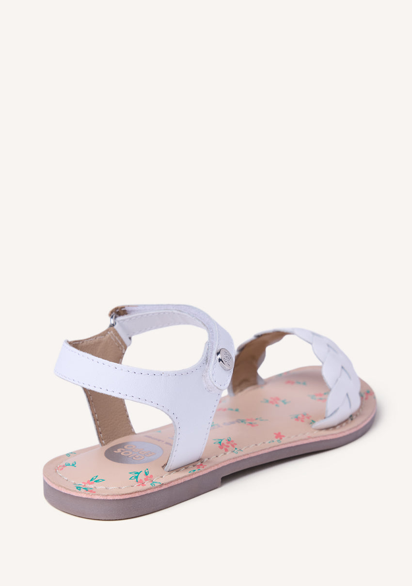 BRAIDED LEATHER SANDALS PASMAN