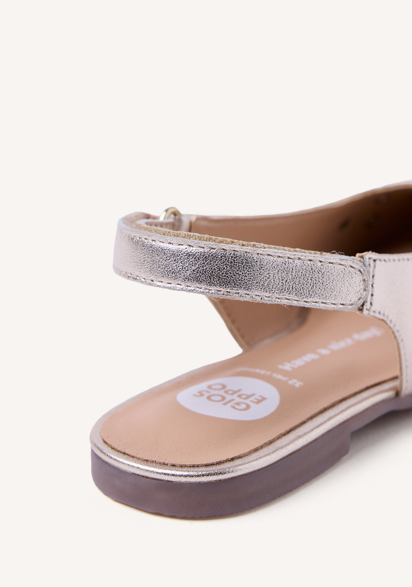 STUDDED LEATHER BALLET FLATS NAMANYE