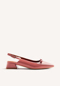 PATENT LEATHER EFFECT HEELED SHOES KOANI