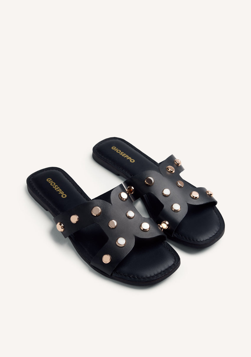 STUDDED LEATHER SANDALS MILLSTON