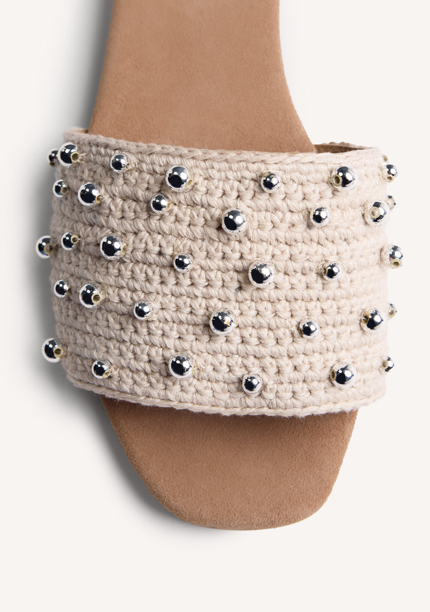CROCHET AND BEADS SANDALS PERRINTON