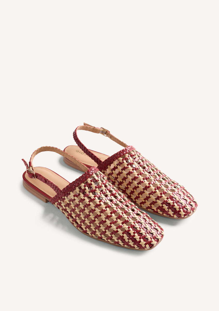 BRAIDED LEATHER MULES WATKINS