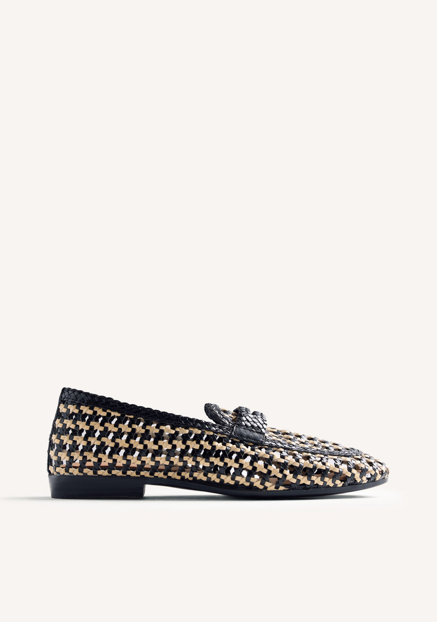 BRAIDED LEATHER LOAFERS WABASHA
