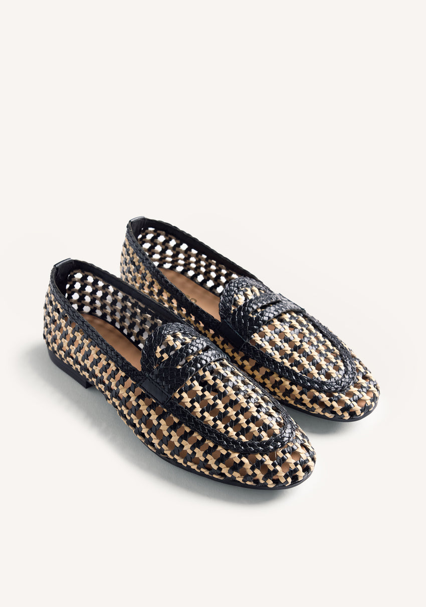 BRAIDED LEATHER LOAFERS WABASHA