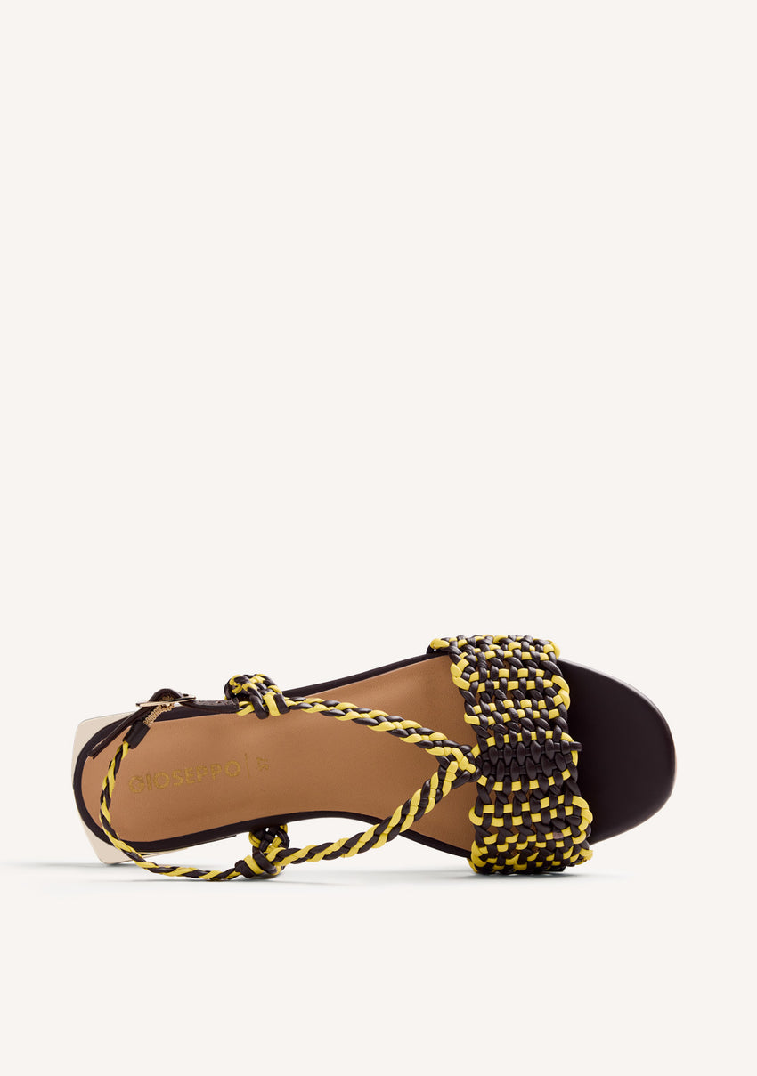 BRAIDED LEATHER SANDALS LODWAR