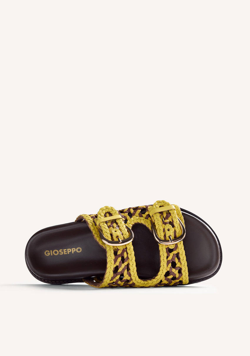 BRAIDED LEATHER BIO SANDALS KONGWA