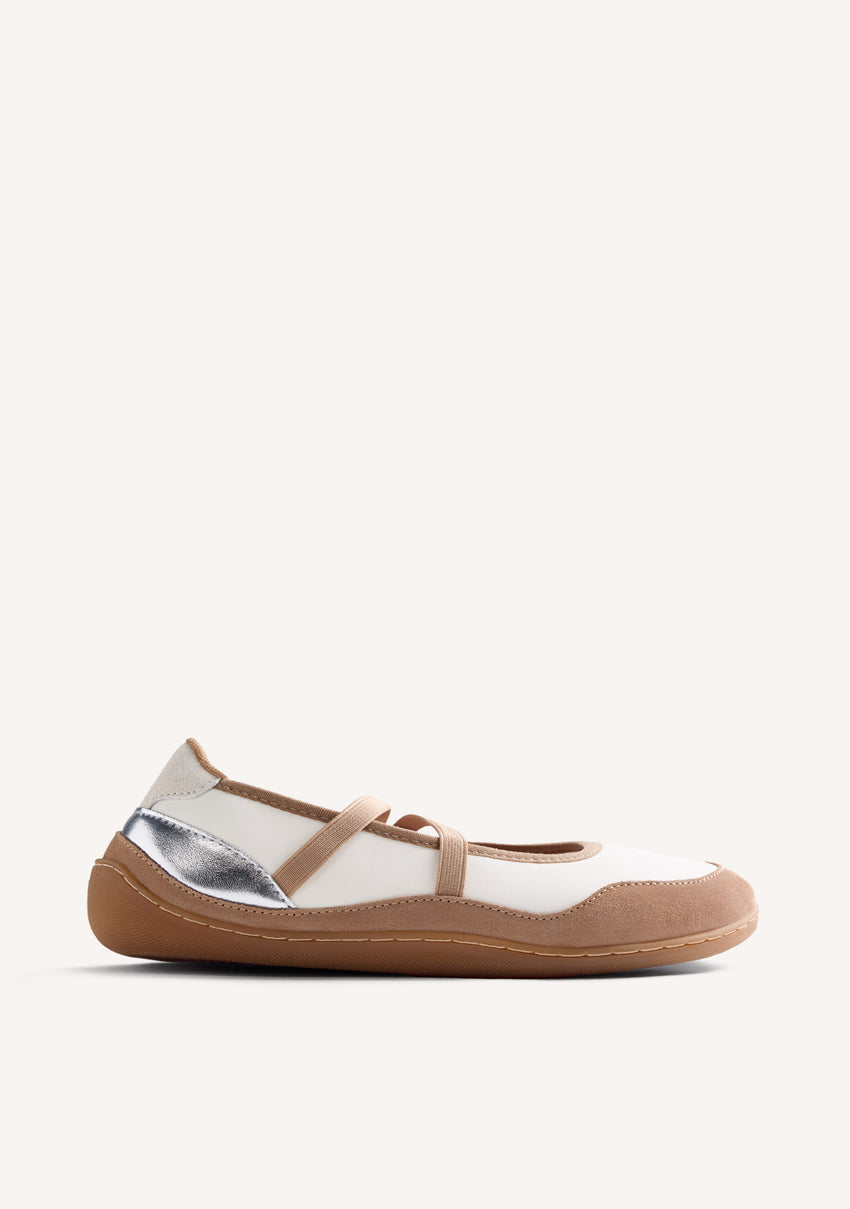GIOSEPPO BAREFOOT - LEATHER SPORTY BALLET FLATS KAGIO