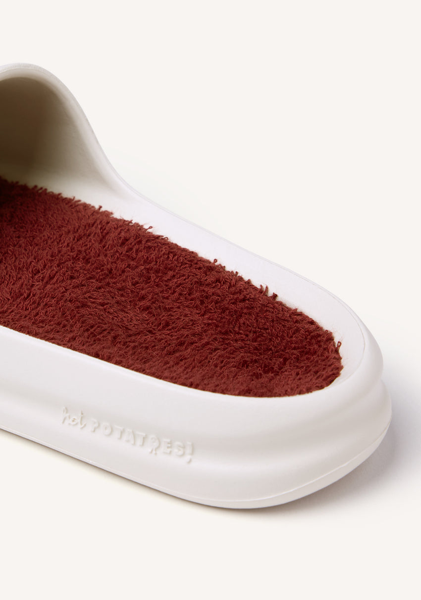 CHILLY PRINT SLIDE SANDALS NAVARINO
