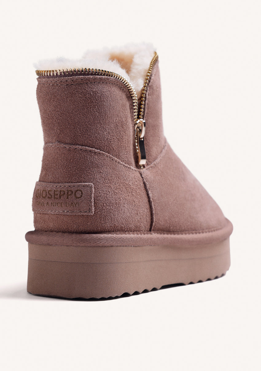 AUSTRALIAN LEATHER BOOTS WITH ZIPPER