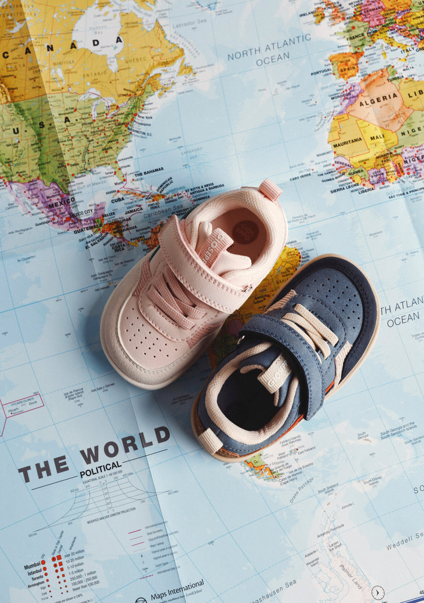 BLUE BAREFOOT SNEAKERS
