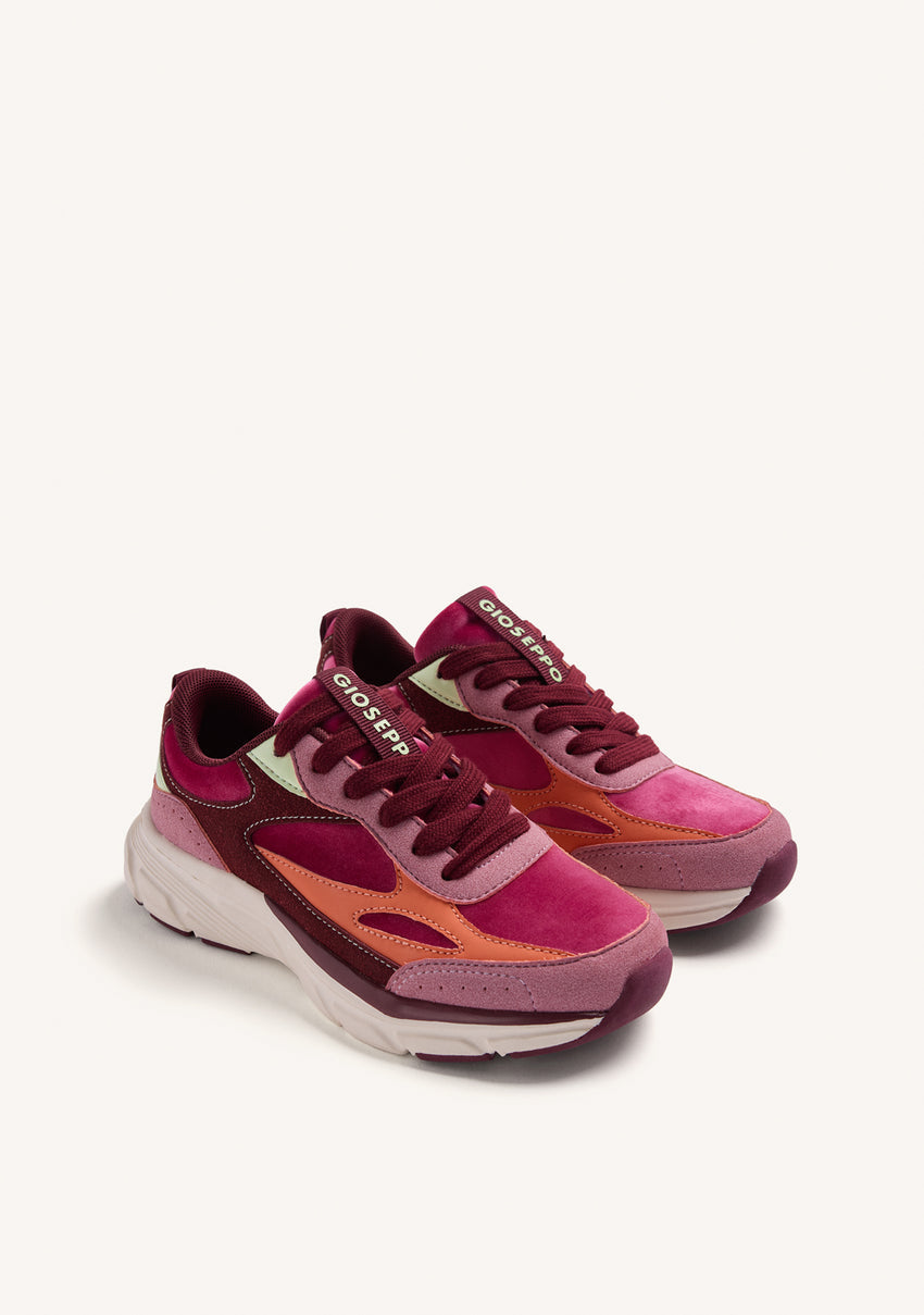 BURGUNDY SPORTS SNEAKERS