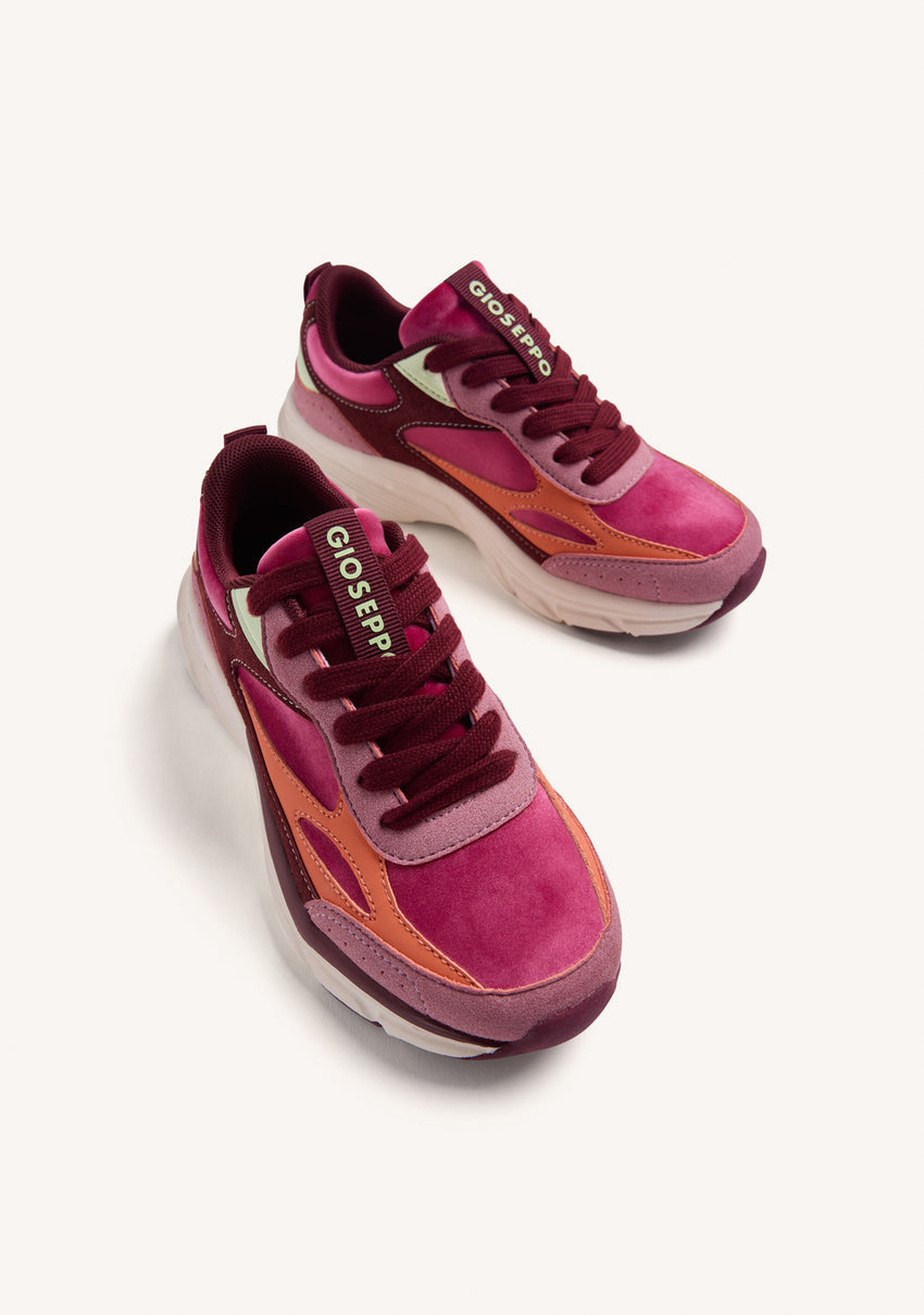 BURGUNDY SPORTS SNEAKERS
