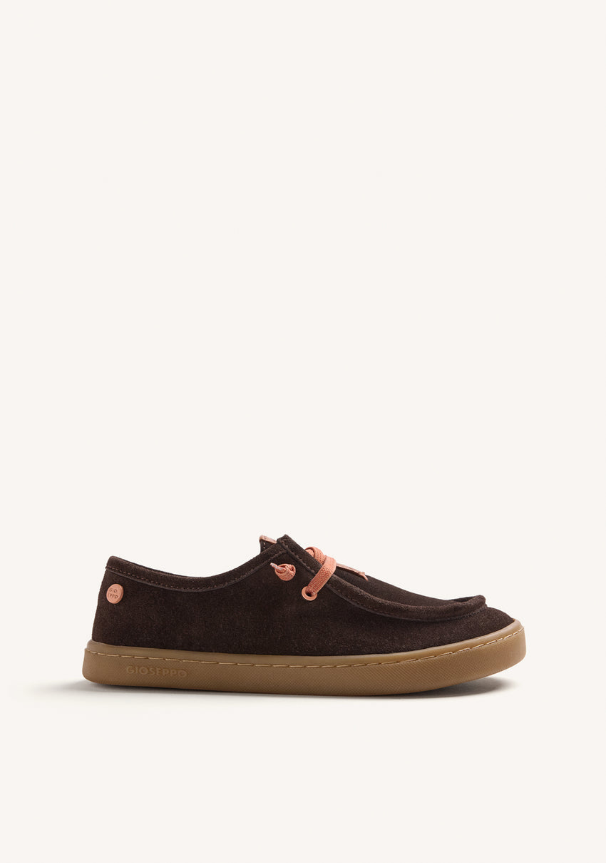 BROWN LEATHER BAREFOOT BOAT SHOES