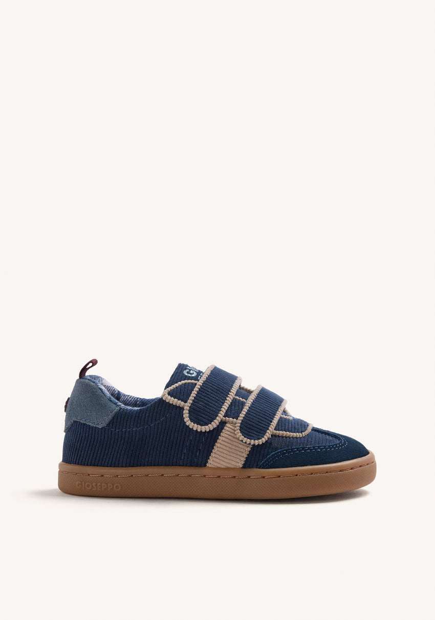 NAVY BLUE CORDUROY BAREFOOT SNEAKERS