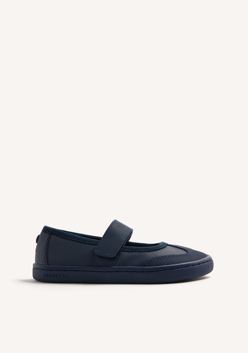 NAVY BLUE BAREFOOT SCHOOL BALLET FLATS