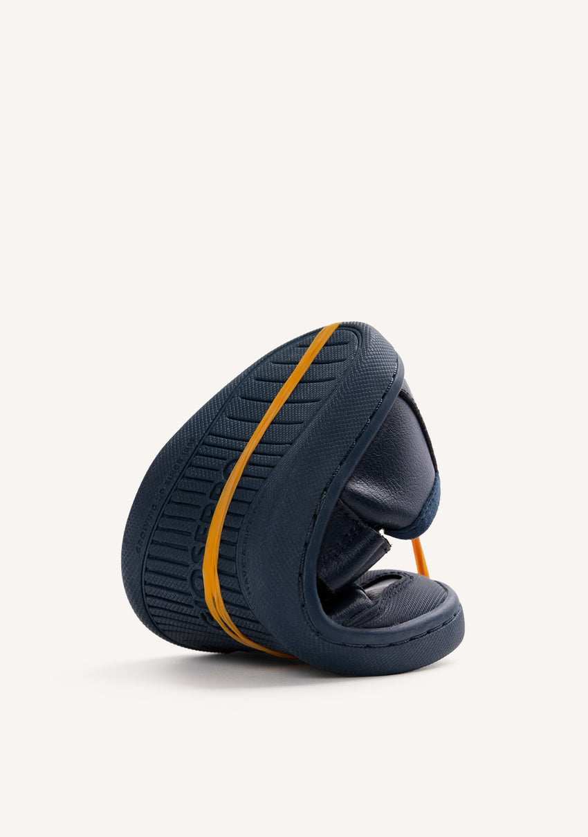 NAVY BLUE BAREFOOT SCHOOL BALLET FLATS