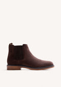 BROWN CHELSEA LEATHER ANKLE BOOTS