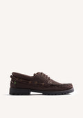 BROWN LEATHER NAUTICAL SHOES