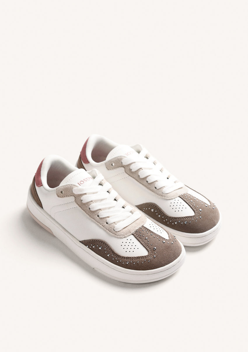 BROWN BAREFOOT LEATHER SNEAKERS