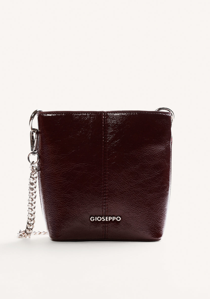 BURGUNDY BUCKET BAG