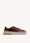 BAREFOOT SNEAKERS ANIMAL PRINT LEATHER