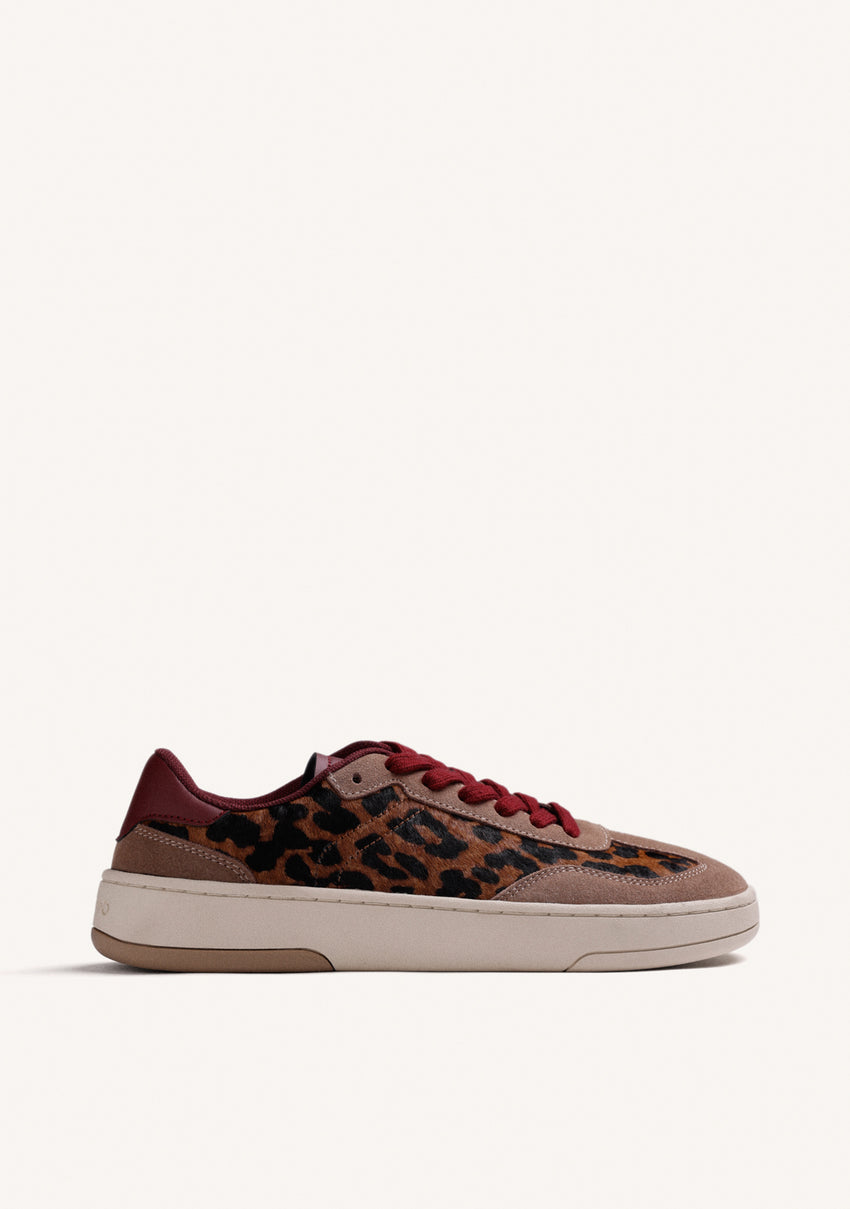BAREFOOT SNEAKERS ANIMAL PRINT LEATHER