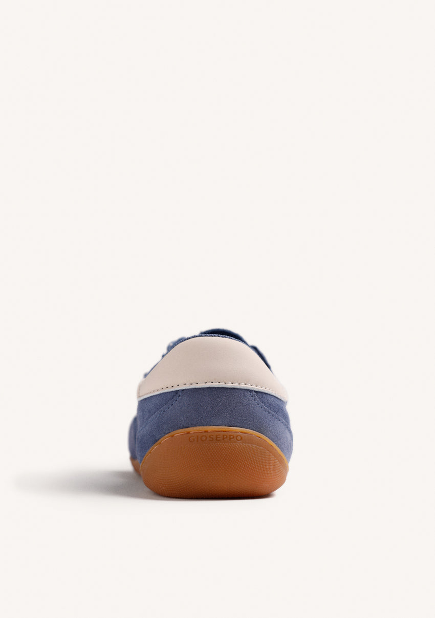 BLUE BAREFOOT SUEDE LEATHER SNEAKERS