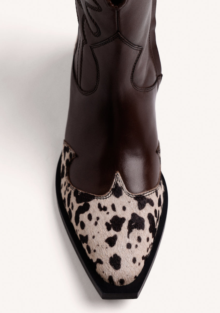 ANIMAL PRINT COWBOY BOOTS