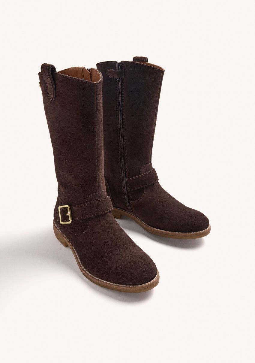 CLASSIC CHOCOLATE LEATHER BOOTS