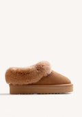 BROWN LEATHER CLOGS