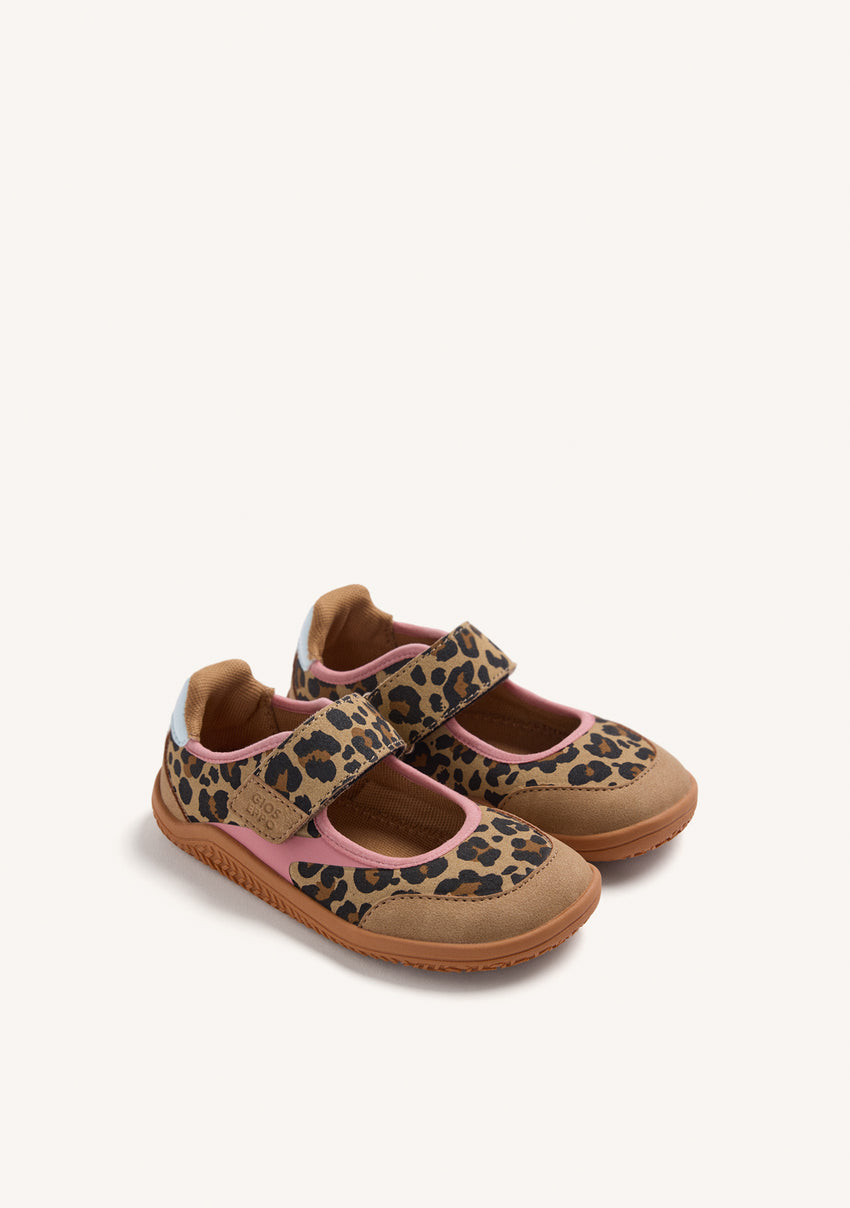 ANIMAL PRINT BAREFOOT SPORTY BALLET FLATS
